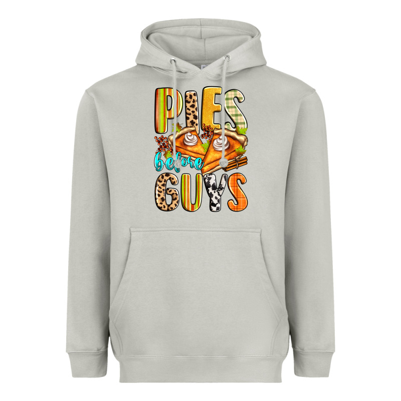 Pies Before Guys Heavyweight Hoodie by Zillion Design Studio | Teevron