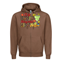 Chestnut Chip dippin' margarita sippin' Zipper Hoodie - RanaPortraitStore