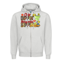 Dove Grey Chip dippin' margarita sippin' Zipper Hoodie - RanaPortraitStore
