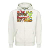 Oatmeal Heather Chip dippin' margarita sippin' Zipper Hoodie - RanaPortraitStore