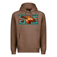 Chestnut texas and map with longhorn serape gemstone licanse plate Premium Hoodie - Artiststas