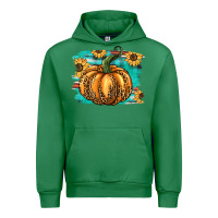 Emerald pumpkin western Urban Hoodie - BarkalooDesign