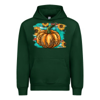 Forest Green pumpkin western Urban Hoodie - BarkalooDesign