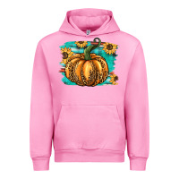 Fuchsia Pink pumpkin western Urban Hoodie - BarkalooDesign