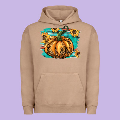 Pumpkin Western Urban Hoodie Designed By Barkaloodesign