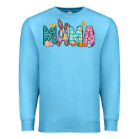 Ocean Blue Easter Mama Easter Day Premium Sweatshirt - Neo Western