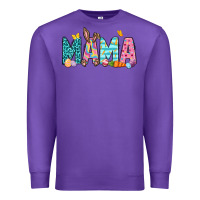 Purple Easter Mama Easter Day Premium Sweatshirt - Neo Western