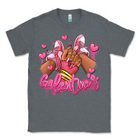 Charcoal Heather galentines afro girl sneakers Classic Tee - RanaPortraitStore