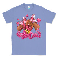 Colony Blue galentines afro girl sneakers Classic Tee - RanaPortraitStore