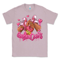 Lilac galentines afro girl sneakers Classic Tee - RanaPortraitStore