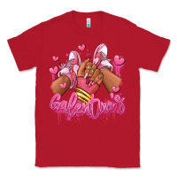 Red galentines afro girl sneakers Classic Tee - RanaPortraitStore