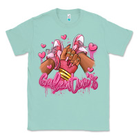 Seafoam galentines afro girl sneakers Classic Tee - RanaPortraitStore