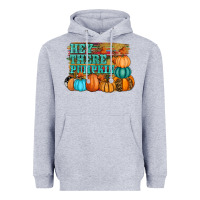 Heather Grey hey there pumpkin Heavyweight Hoodie - RanaPortraitStore