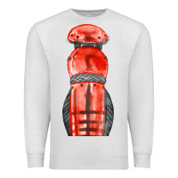 Oatmeal Heather red leg guard fa element Premium Sweatshirt - FaDigitalArtStudio
