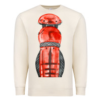Sandshell red leg guard fa element Premium Sweatshirt - FaDigitalArtStudio