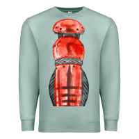 Seafoam red leg guard fa element Premium Sweatshirt - FaDigitalArtStudio
