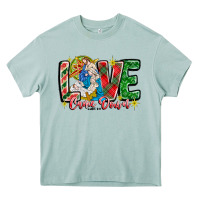Arona Love Came Down Heavy Core Tee - CowhideDigitalArt