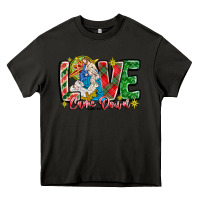 Asphalt Love Came Down Heavy Core Tee - CowhideDigitalArt
