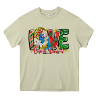 Mossy Love Came Down Heavy Core Tee - CowhideDigitalArt