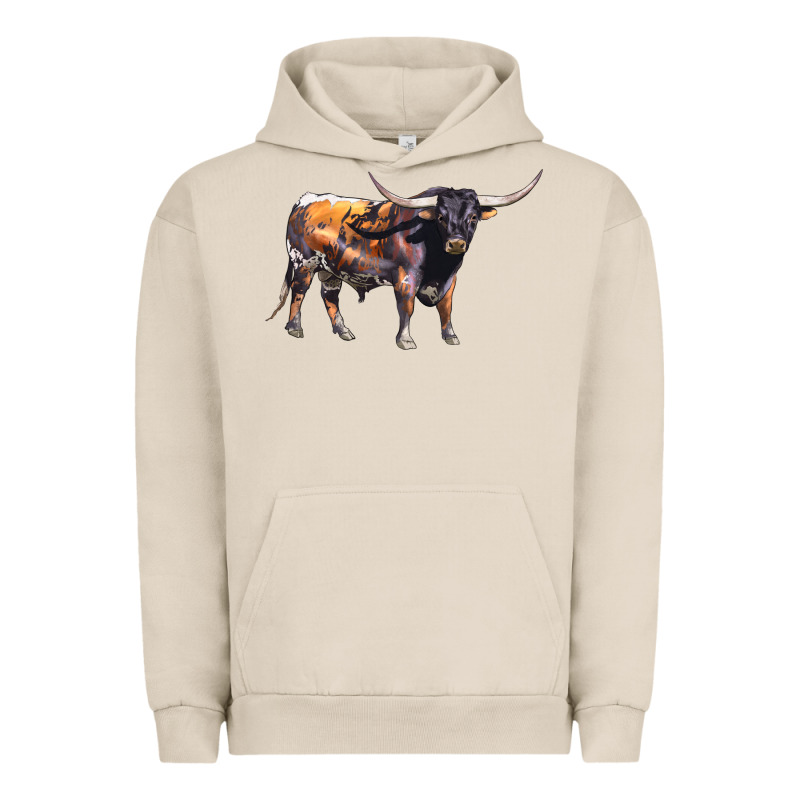 Texas Longhorn Bull Urban Hoodie by LillyAllenDesigns | Teevron