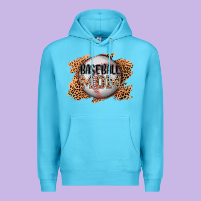 Baseball Mom Premium Hoodie Designed By Adodesignshop