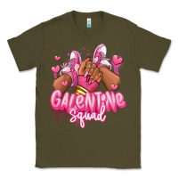 Army Green galentine squad afro girl sneakers Classic Tee - RanaPortraitStore