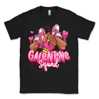 Black galentine squad afro girl sneakers Classic Tee - RanaPortraitStore