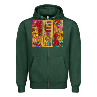 Sports Green Bonita Zipper Hoodie - RanaPortraitStore