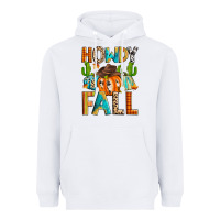 White howdy fall Heavyweight Hoodie - Zillion Design Studio