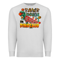 Dove Grey rawr means grateful in dinosaur Premium Sweatshirt - CowhideDigitalArt
