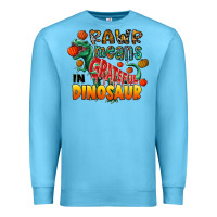 Ocean Blue rawr means grateful in dinosaur Premium Sweatshirt - CowhideDigitalArt