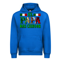 Cobalt El Papa Mas Chingon Mexican Urban Hoodie - LillyAllenDesigns