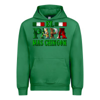 Emerald El Papa Mas Chingon Mexican Urban Hoodie - LillyAllenDesigns