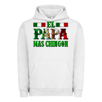 Pigment Lunar Rock El Papa Mas Chingon Mexican Urban Hoodie - LillyAllenDesigns
