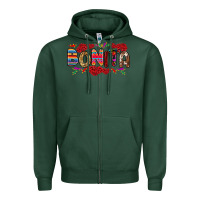 Sports Green Bonita Zipper Hoodie - RanaPortraitStore
