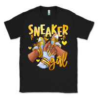 Black yellow sneaker girl afro woman Classic Tee - RanaPortraitStore