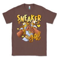 Chestnut yellow sneaker girl afro woman Classic Tee - RanaPortraitStore