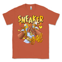 Copper yellow sneaker girl afro woman Classic Tee - RanaPortraitStore