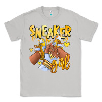 Moon Dust yellow sneaker girl afro woman Classic Tee - RanaPortraitStore