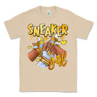 Mushroom yellow sneaker girl afro woman Classic Tee - RanaPortraitStore
