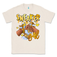 Natural yellow sneaker girl afro woman Classic Tee - RanaPortraitStore
