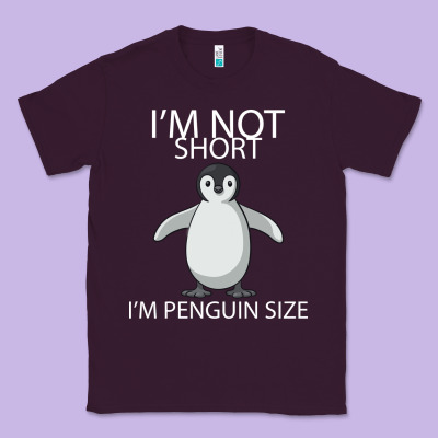 I'm Not Short I'm Penguin Size Classic Tee Designed By Bettercallsaul
