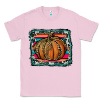 Bubblegum Pink leopard pumpkin with serape background Classic Tee - RanaPortraitStore