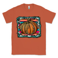 Copper leopard pumpkin with serape background Classic Tee - RanaPortraitStore
