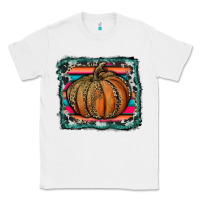 White leopard pumpkin with serape background Classic Tee - RanaPortraitStore