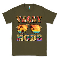 Army Green vacay mode Classic Tee - BarkalooDesign
