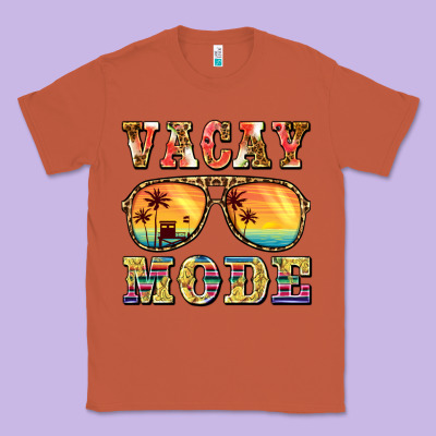 Vacay Mode Classic Tee Designed By Barkaloodesign