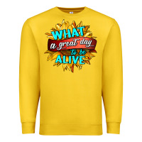 Lemon what a great day to be alive Premium Sweatshirt - HRA Design Shop