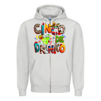 Dove Grey Cinco de drinko Zipper Hoodie - RanaPortraitStore