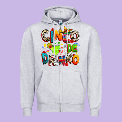 Zipper Hoodie Cinco de drinko